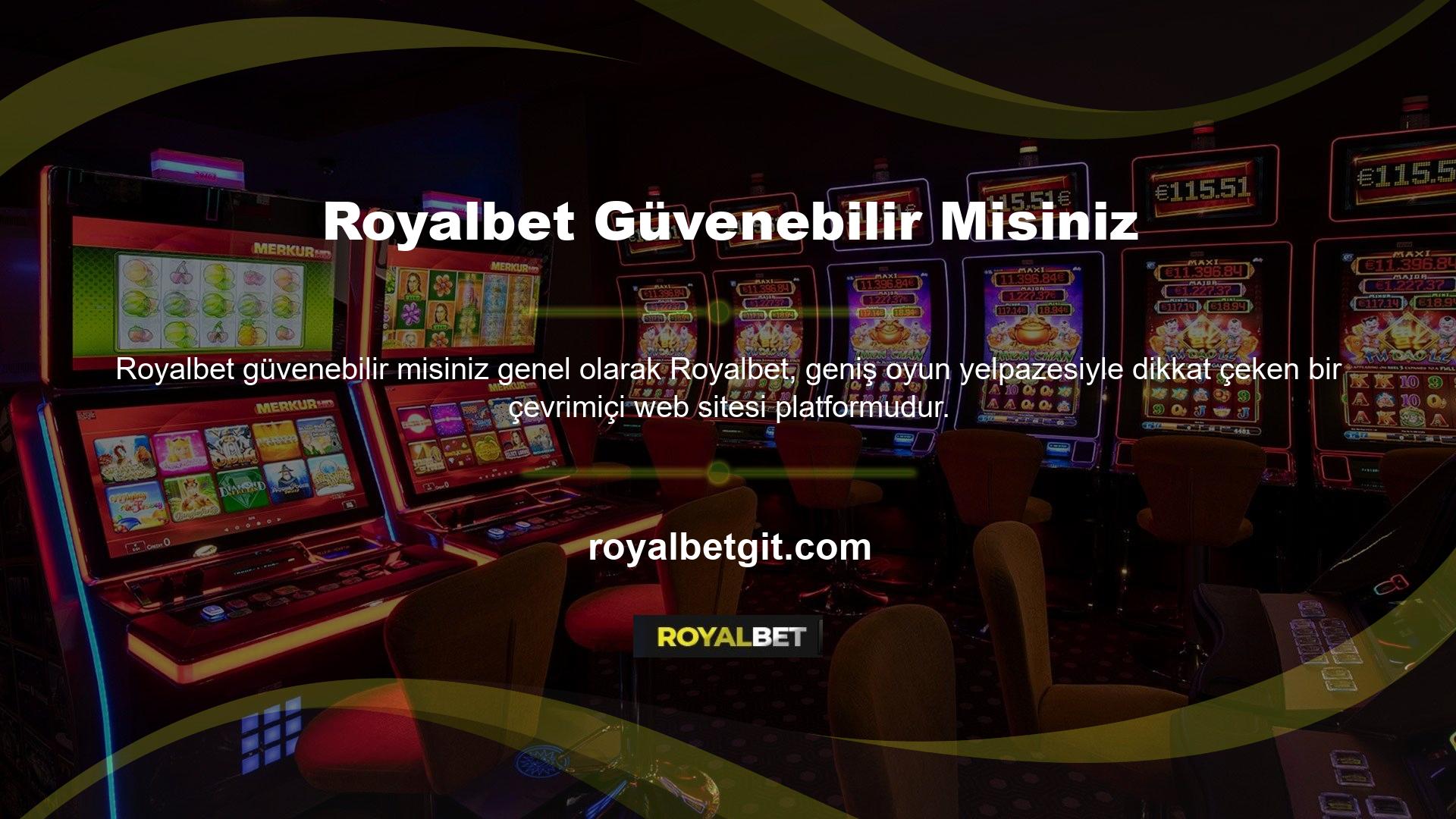 Popüler klasik Kosinüs oyunlarının neredeyse tamamı Royalbet web sitesinde bulunabilir
