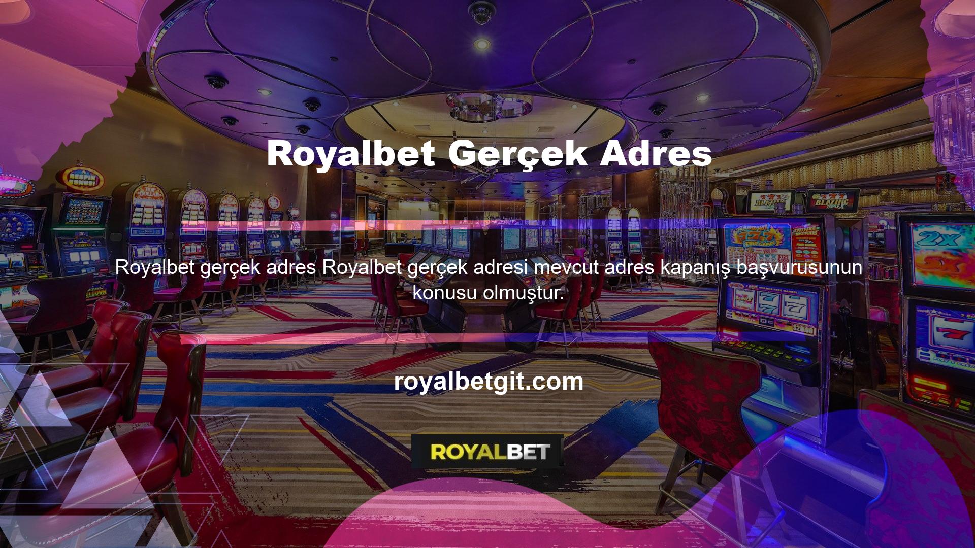 Bundan sonra Royalbet istasyona girmek isteyenlerin bu yeni resmi adres aracılığıyla Royalbet ile karşılaşmadan Royalbet giriş yapabilmeleri için istasyona girmek için resmi bağlantıyı duyurdu